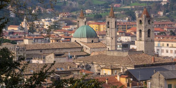 Veduta del centro storico di Ascoli Piceno