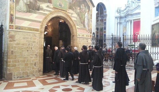 Frati alla Porziuncola (Santa Maria degli Angeli)